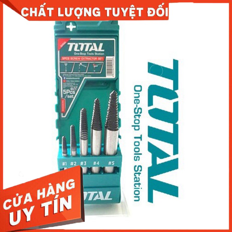 Bộ 5 mũi taro lấy ốc gãy Total TACSE0056 nguyên zin nhé các bác