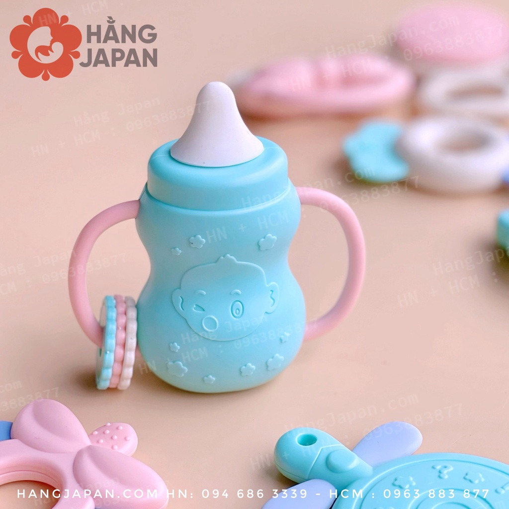 Bộ đồ chơi ngậm nướu, lục lạc Rattle Baby 8 món UM-105/UM-10114cho bé hàng chính hãng