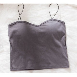 Áo Bra COTTON Dây Mảnh Dáng Lửng (2055)