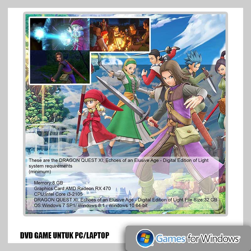 Đĩa Dvd Game Dragon Quest Xi Echoes Of An Elusive Age