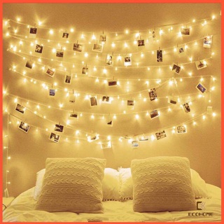 Đèn Nháy Led màu vàng dài 4m  loại đẹp trang trí lễ hội tết noel