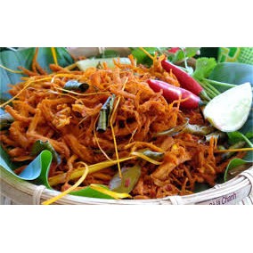 KHÔ GÀ LÁ CHANH CAY SIÊU NGON 500G | BigBuy360 - bigbuy360.vn