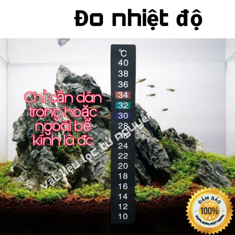 miếng dán đo nhiệt độ hồ cá thuỷ sinh