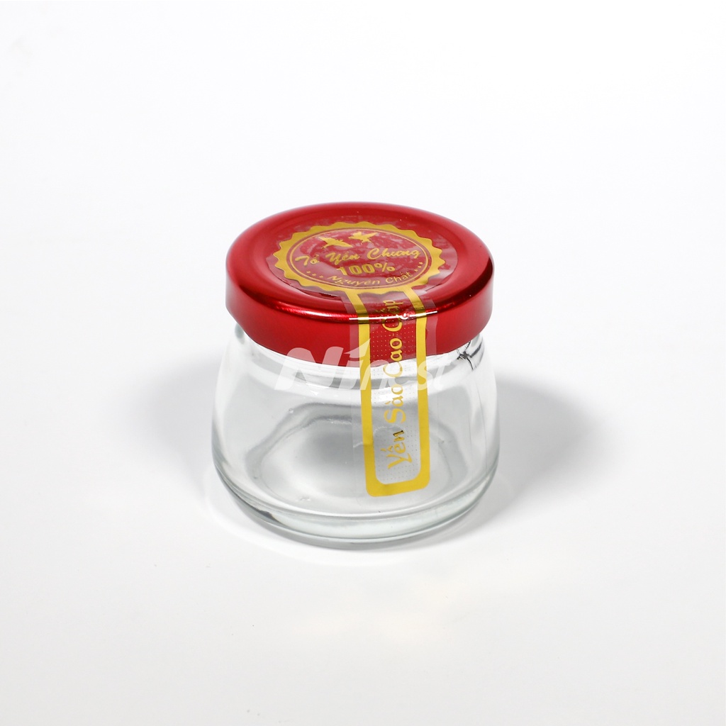 Tem nhãn dán hũ yến chưng ép kim giá rè, combo 50 tem, tem dán seal, niêm phong nắp hũ - Sỉ lẻ phụ kiện ngành yến