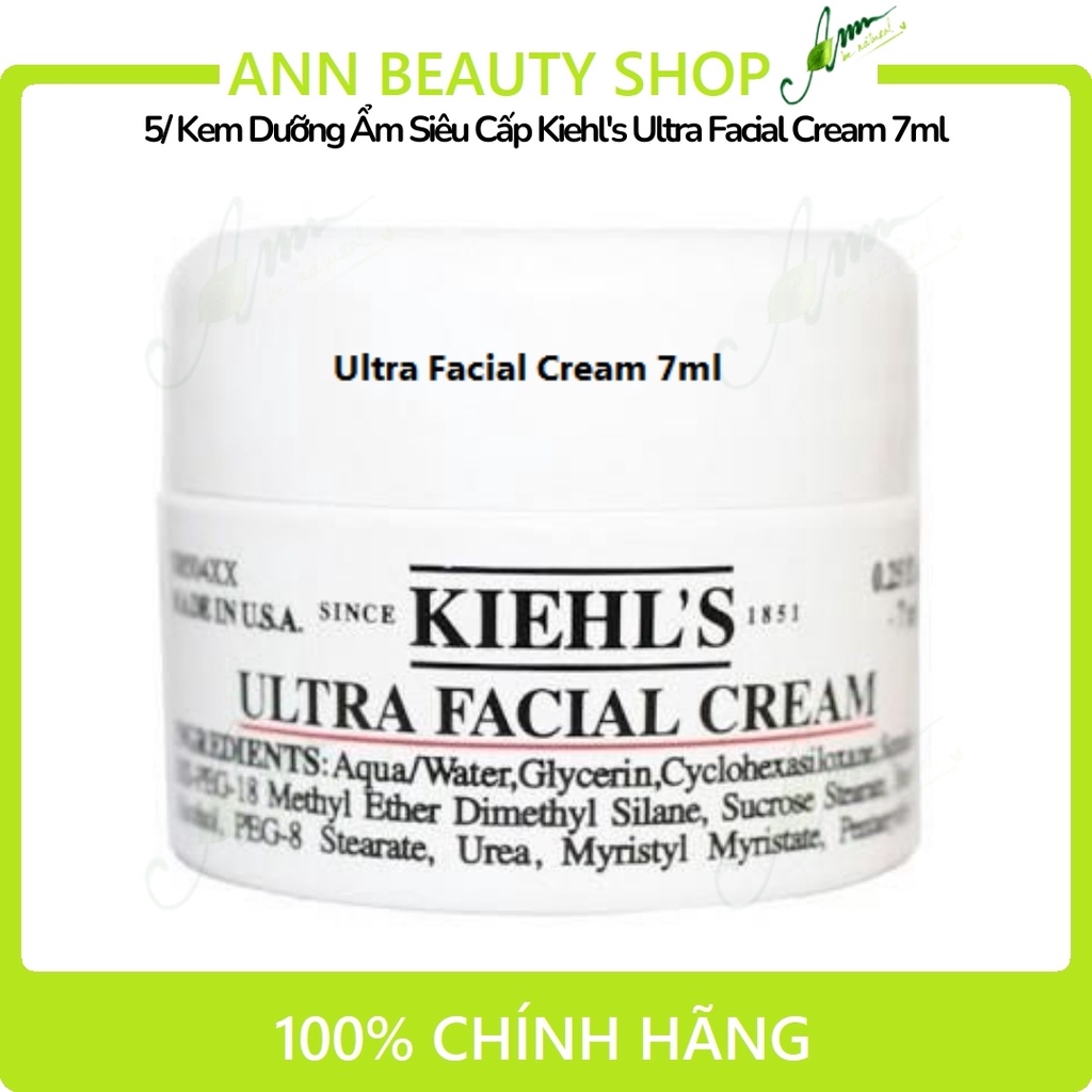 Hàng Dùng Thử KIEHL'S dòng Cấp Ẩm Ultra Facial (Minisize) | BigBuy360 - bigbuy360.vn