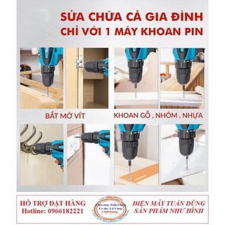 [Chính Hãng] MÁy bắt vít 12v kèm phụ kiện - 2 pin [Ưu Đãi Khủng]