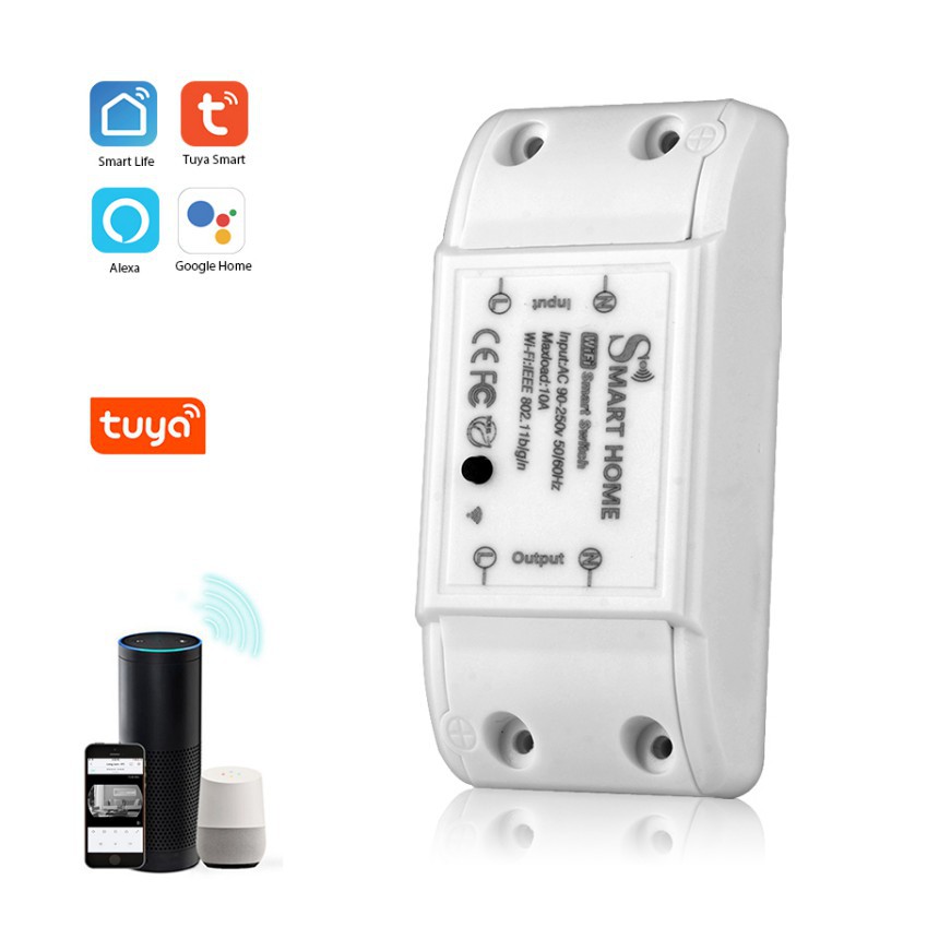 Công tắc wifi breaker thế hệ mới 2021 , điều khiển từ xa wifi , 3g 4g App Tuya/ Smartlife