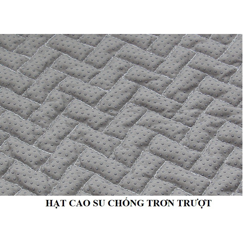 Thảm chùi chân quilt thảm vải chần bông cotton thấm hút tốt