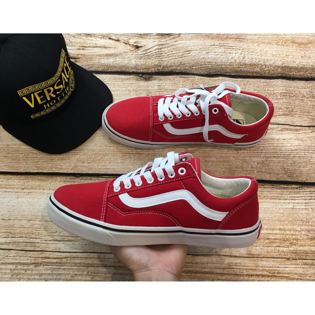 [XẢ HÀNG] Giày Thể Thao Old Skool Đỏ Tươi