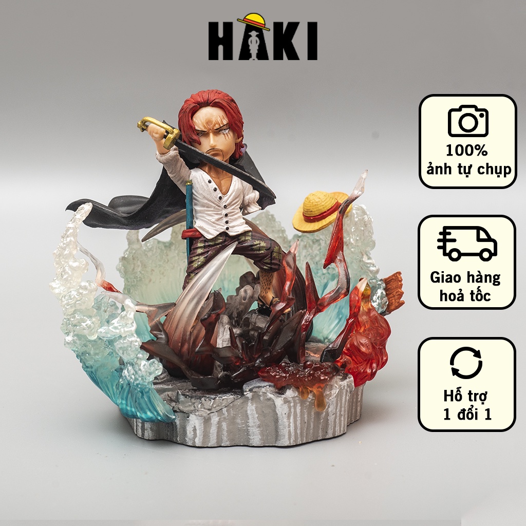 Mô hình One Piece Shank Tóc Đỏ , mô hình OnePiece Figure Shank Haki Shop