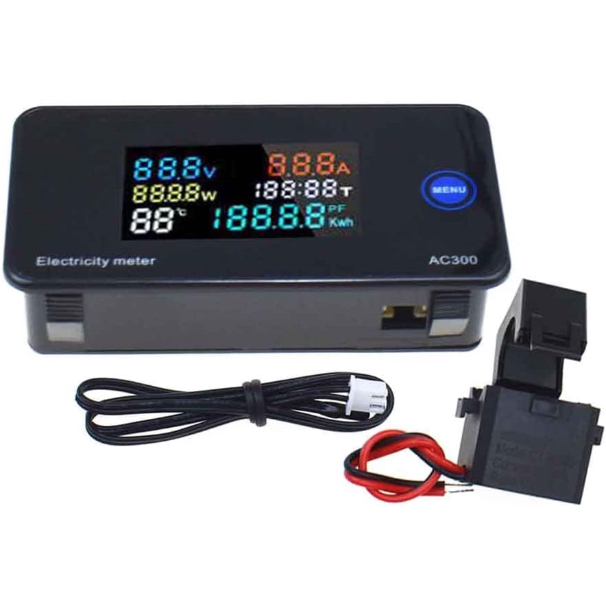 Đồng Hồ Đo Điện Áp AC 50-300V 0-10A / 0-100A KWS-AC300