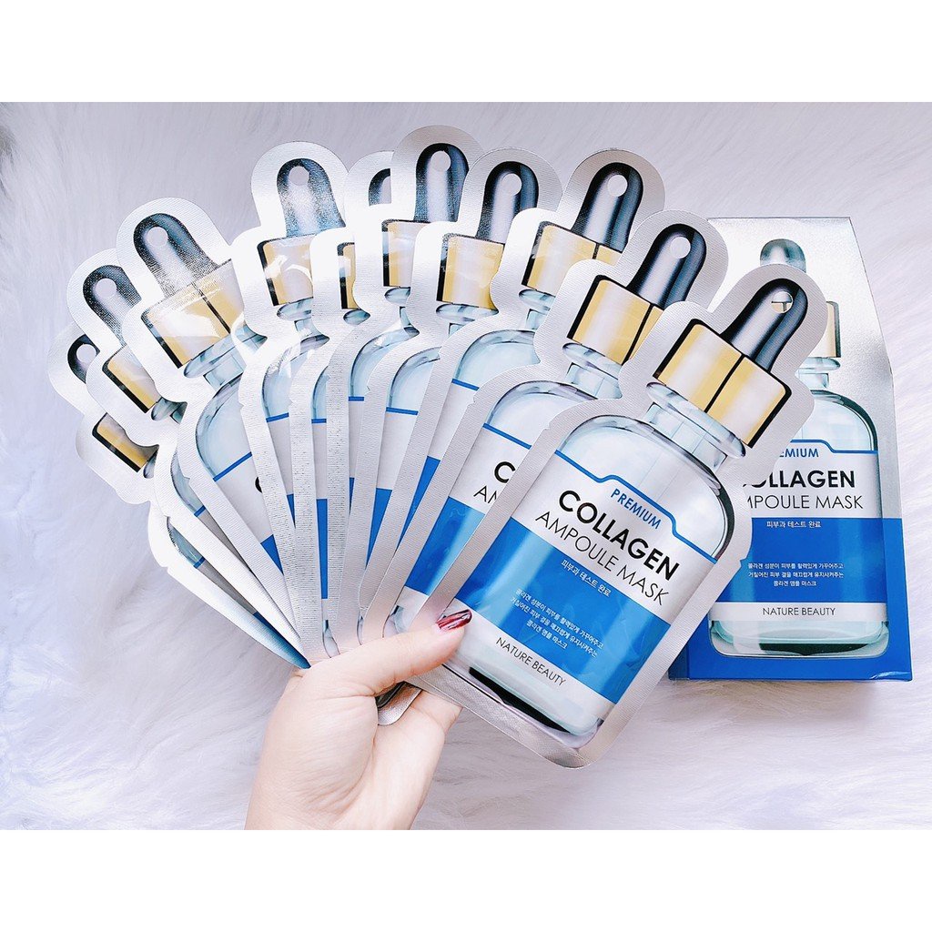 1 Hộp Mặt nạ tinh chất Nature beauty 10 miếng