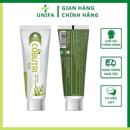 Thuốc bôi trĩ COBUTRI GEL - Gel bôi trĩ hỗ trợ giảm co búi trĩ, táo bón