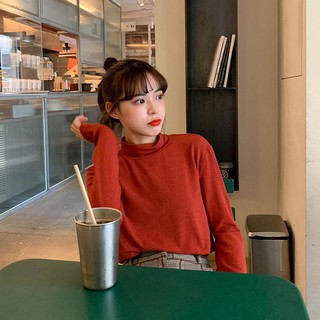 Áo Thun Cổ Lọ Nữ Thời Trang