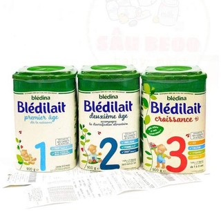 𝙃𝙖̀𝙣𝙜 𝘼𝙞𝙧 Sữa bột Bledina nội địa Pháp số 1 2 3 hộp 800g
