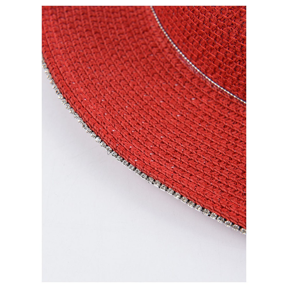 Mũ cói đính hạt kiểu dáng thời trang 2021