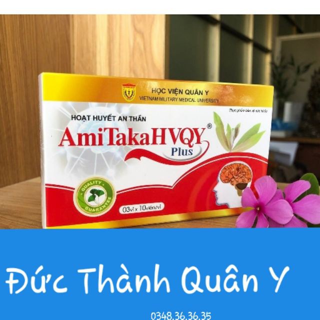 Hoạt Huyết An Thần AmiTaka Plus - Học viện Quân Y