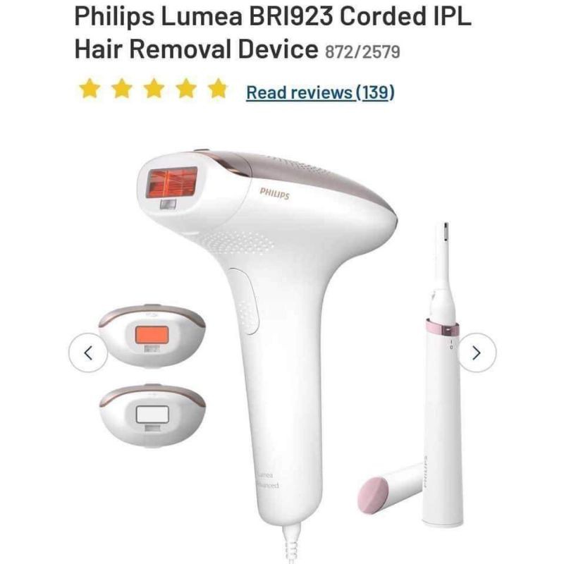 Máy triệt lông Philips lumea bri923/00 sale 11680k