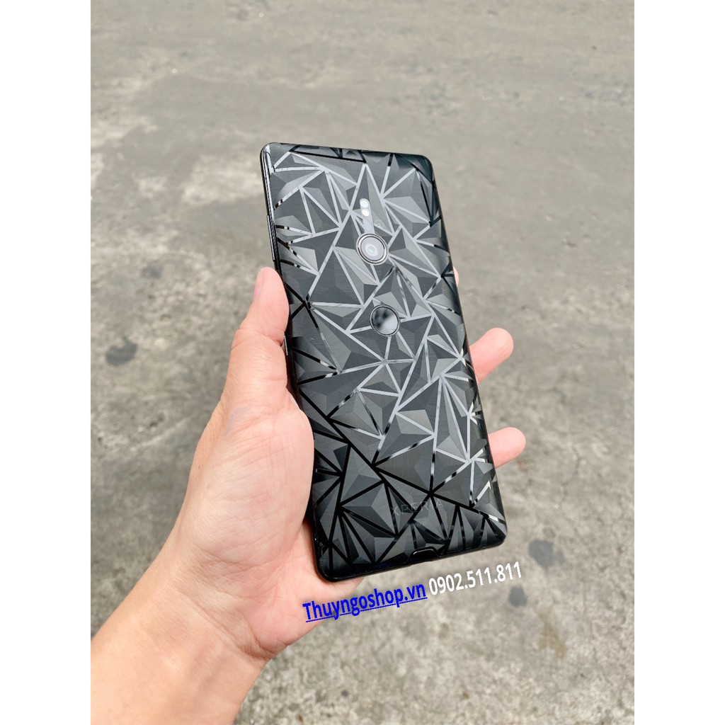 Dán mặt lưng 3D Kim cương Sony Xperia 1 III / Xperia 1 / XZ2 Premium / XZ3 / XZ1 / XZ / ...