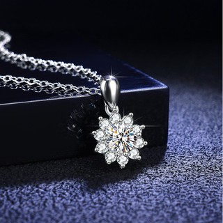 Dây chuyền nữ kim cương nhân tạo - Vòng cổ kim cương nhân tạo phong cách Dễ Thương cho nữ