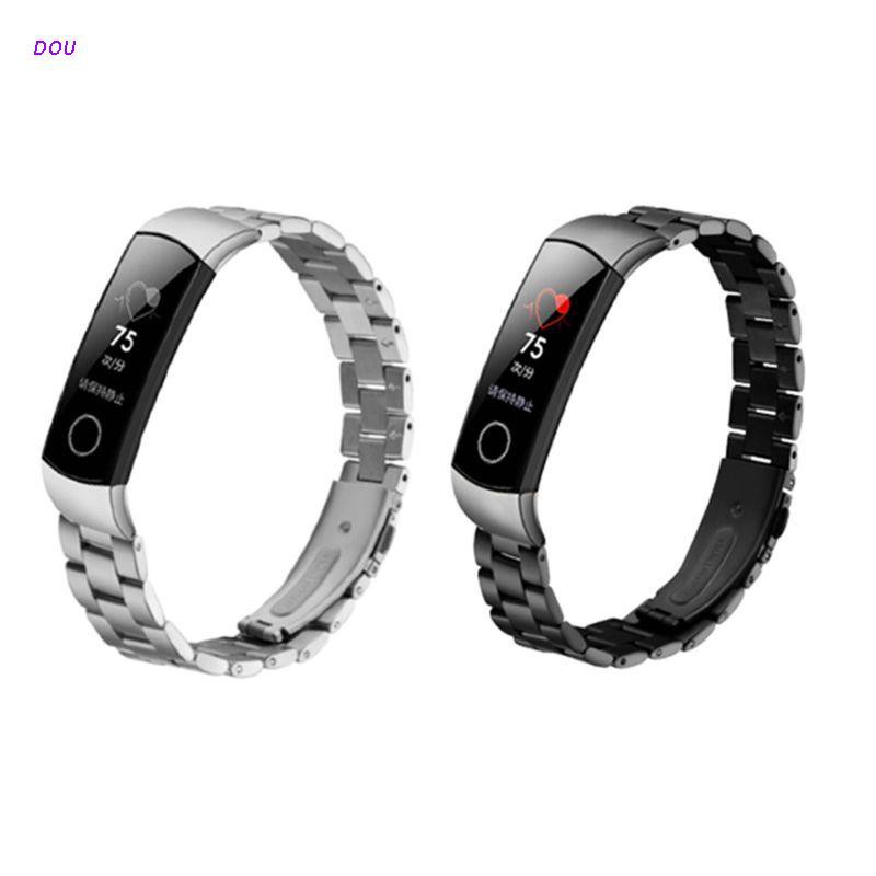 Dây Đeo Thay Thế Cho Đồng Hồ Thông Minh Huawei Honor Band 5 Bằng Thép Không Gỉ