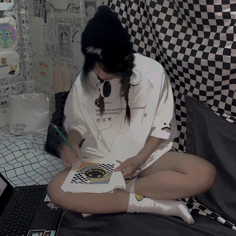 Áo thun trơn tay lỡ Sad Boiz vibes Sad Boy phông Unisex form rộng oversize Ulzzang - Gin Store