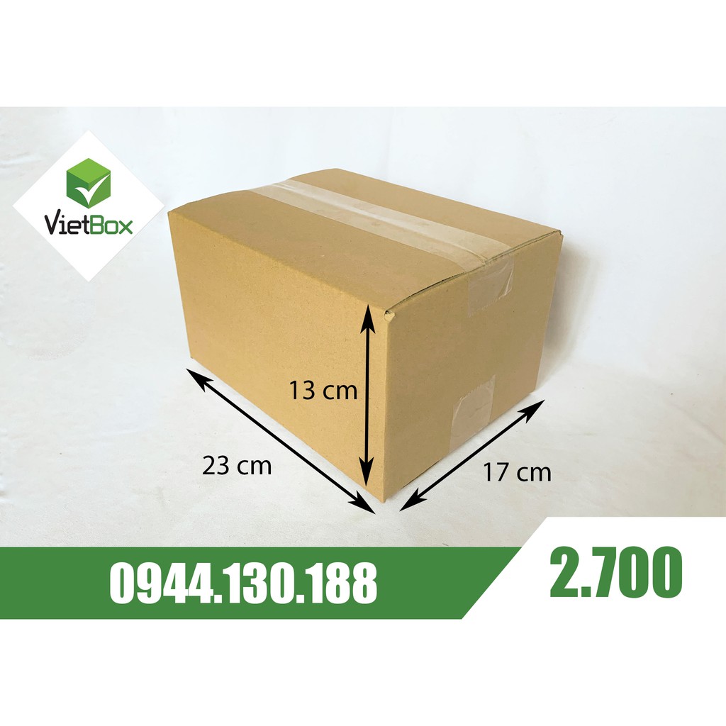 Combo 60 hộp carton 23x17x13