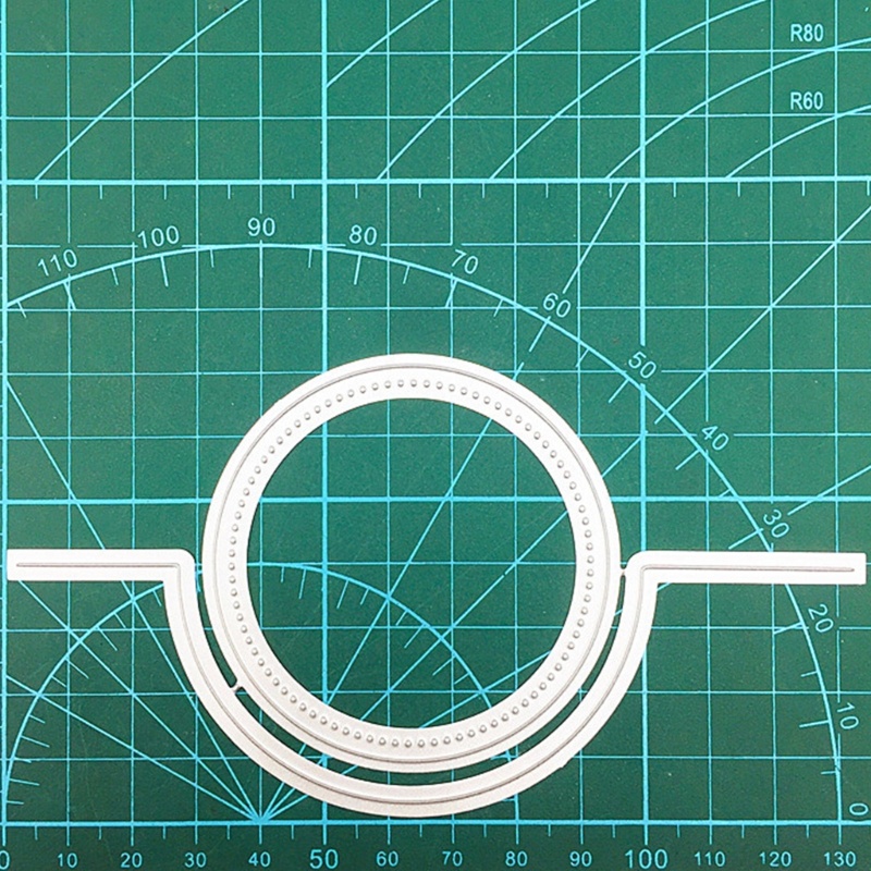 Khuôn Cắt Giấy Làm Từ Kim Loại Hình Trái Tim Trang Trí Scrapbook