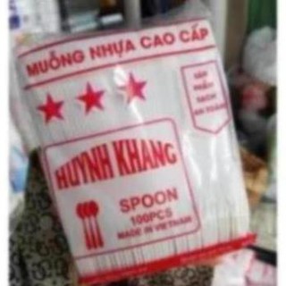 1 thìa nhựa Huynh Khang cao cấp hàng mãu THHP88