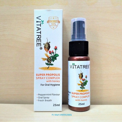 Xịt keo ong vitatree Úc 25ml
