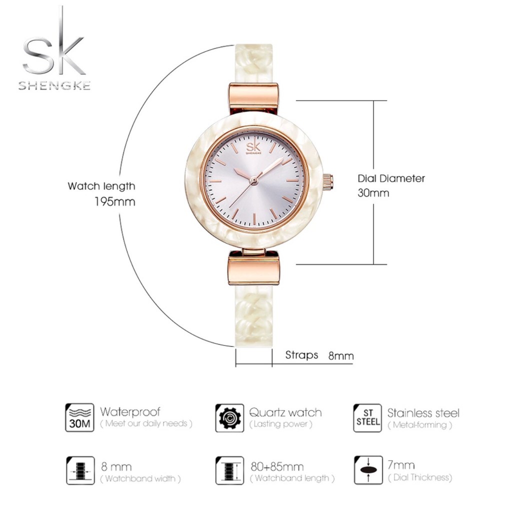 [SHENGKE OFFICIAL] Đồng hồ nữ Shengke Korea K0070L chính hãng | BigBuy360 - bigbuy360.vn