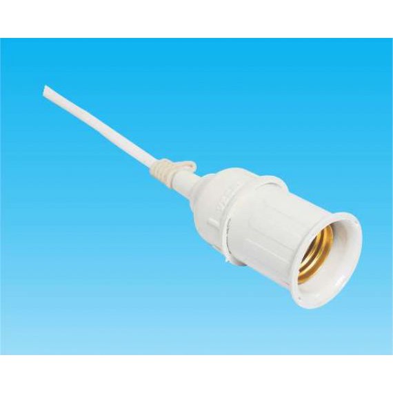 01 ĐUÔI ĐÈN THẢ E27 CAO CẤP - ĐUÔI ĐÈN SỬ DỤNG KÈM ĐÈN LED BÚP TRỤ, ĐÈN LED BÚP TRÒN, ĐÈN LED U