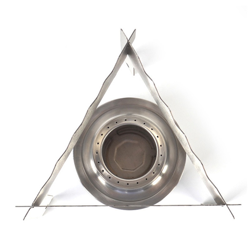 Giá Bếp Lò Bằng Thép Không Gỉ Di Động Tiện Dụng Cho Dã Ngoại