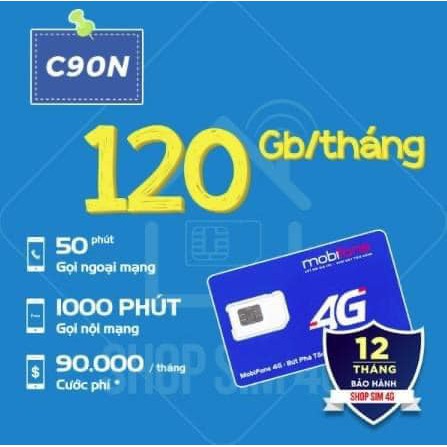 SIM 4G Big DATA TRỌN GÓI 1 NĂM