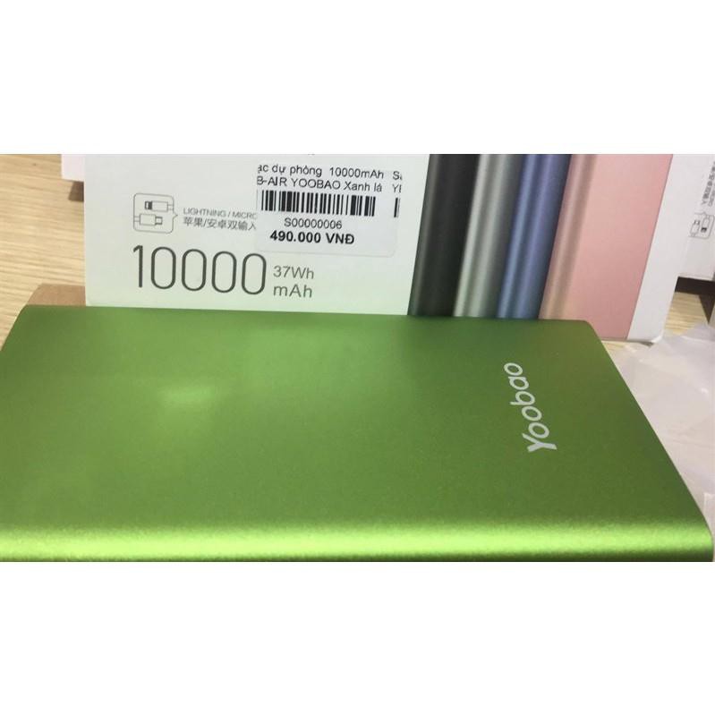 Sạc dự phòng 10000mAh YB-AIR YOOBAO