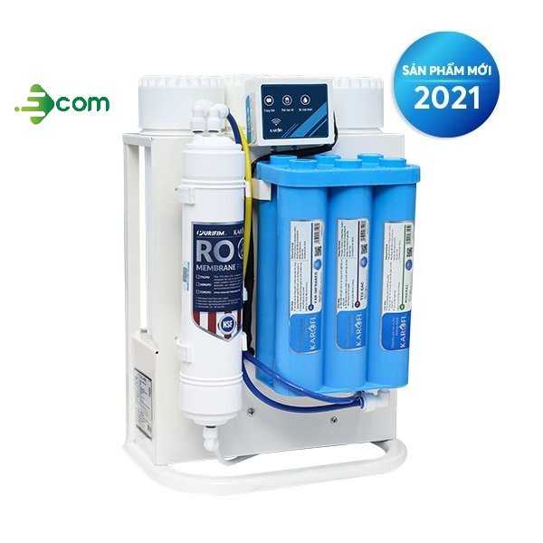 Máy lọc nước thông minh Karofi KAQ-U95 không tủ với 10 lõi lọc Hydrogen, kết nối với điện thoại thông minh