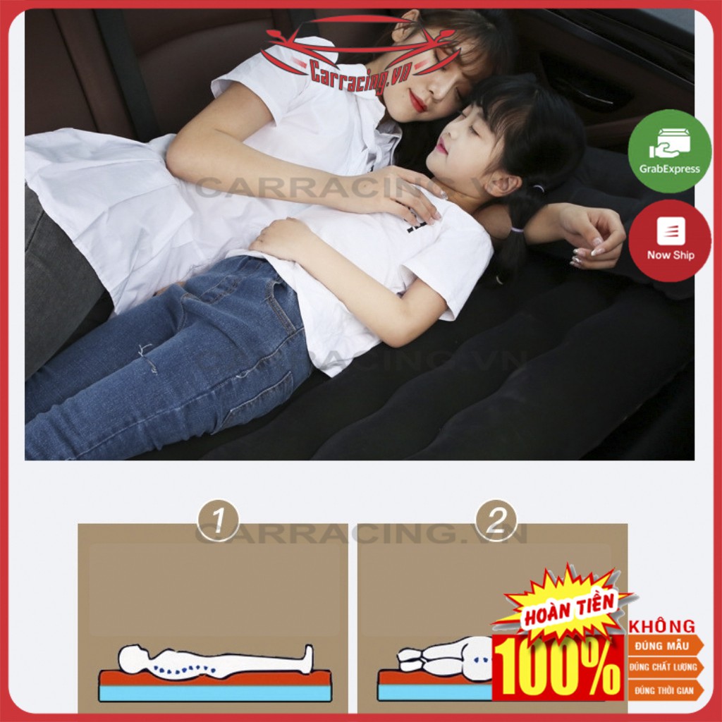 Nệm Hơi Ô TÔ CARRACING Đệm Hơi Xe Ô TÔ ⚡ Chân Rời Cao Cấp ⚡ DÀY LOẠI 1⚡ Xe hơi 4 5 7 chỗ , TẶNG bơm điện 12V và 2 gối | BigBuy360 - bigbuy360.vn