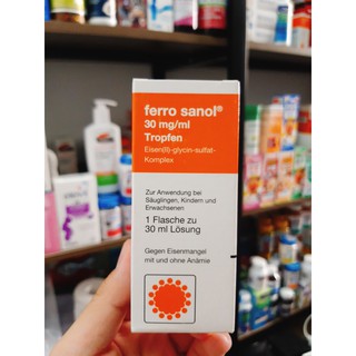 Sắt Ferro Sanol dạng giọt cho bé