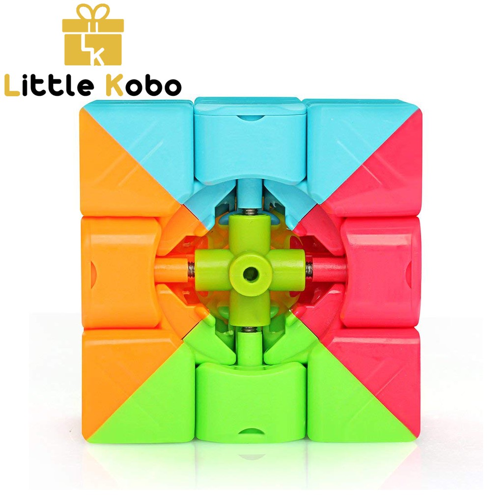 Rubik 3x3 QiYi Warrior S Stickerless Rubic 3 Tầng Không Viền