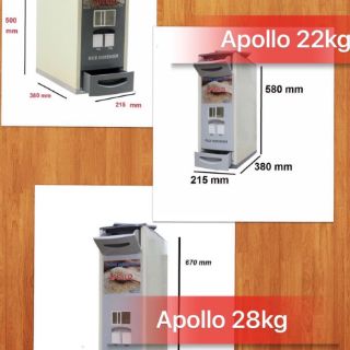 Thùng gạo Thông minh apollo nv-22( 22kg) (sẵn hàng)