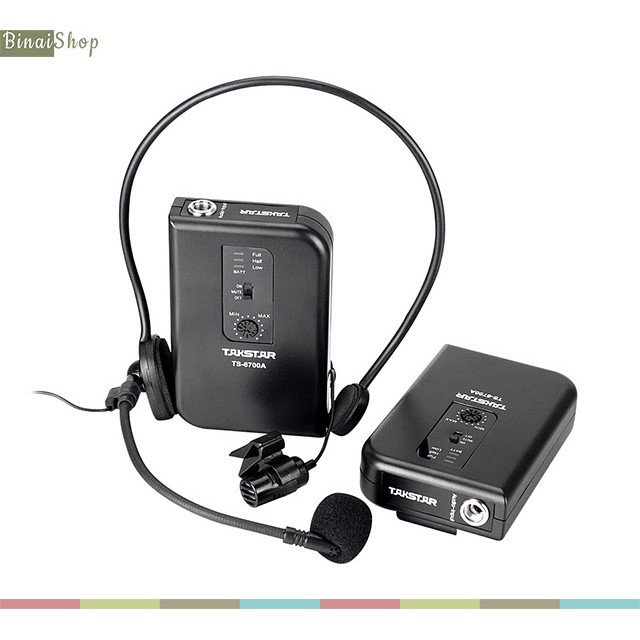 Takstar TS-6700PP - Bộ Micro Cài Áo Không Dây VHF
