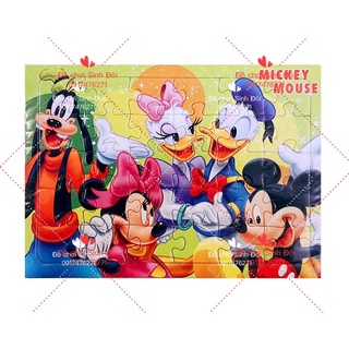 Tranh ráp hình giấy 30 miếng 10*14cm