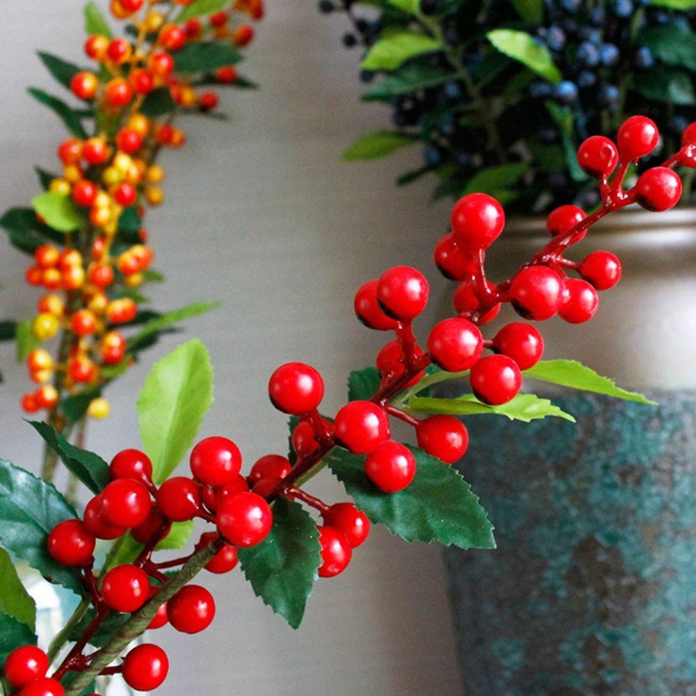 Phụ Kiện Trang Trí Giáng Sinh / Đám Cưới Màu Đỏ Dễ Thương Xinh Xắn|Chùm Berry Nhân Tạo Dùng Trang Trí