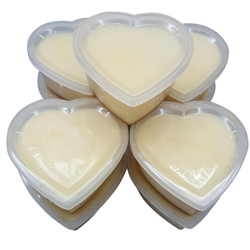 Khuôn Bánh Flan Có Nắp Hình Trái Tim hình tròn hình bông hoa Vĩnh Trường khuôn rau câu khuôn bánh da lợn
