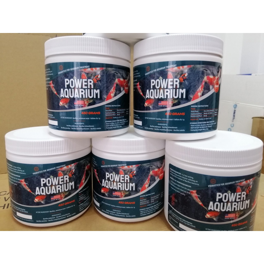 Vi Sinh POWER AQUARIUM giúp xử lý nước cho hồ cá cảnh, cá Koi