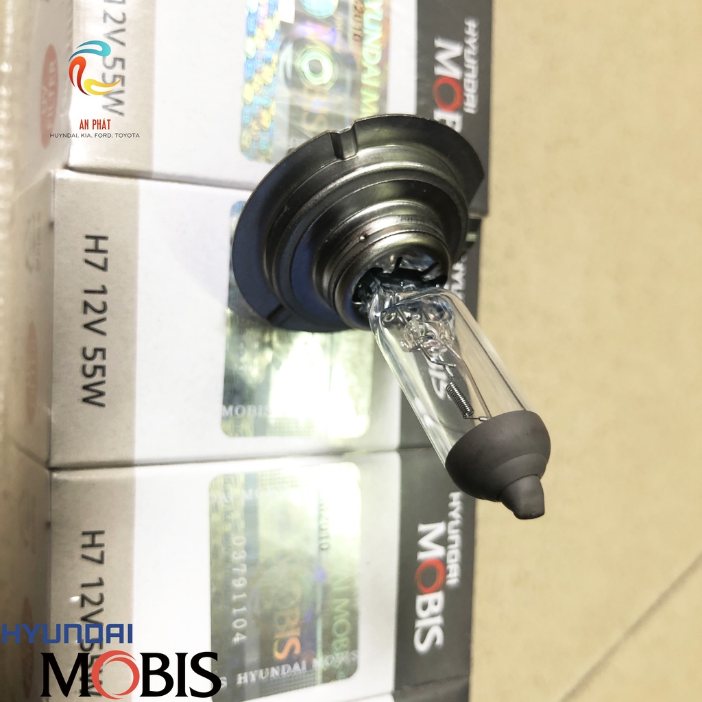 Bóng đèn halogen H7 MOBIS  lắp cho đèn gầm xe Hyundai Kia Toyota