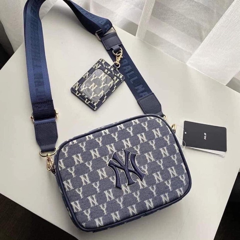 Túi vuông size lớn monogram M L B chinh hãng