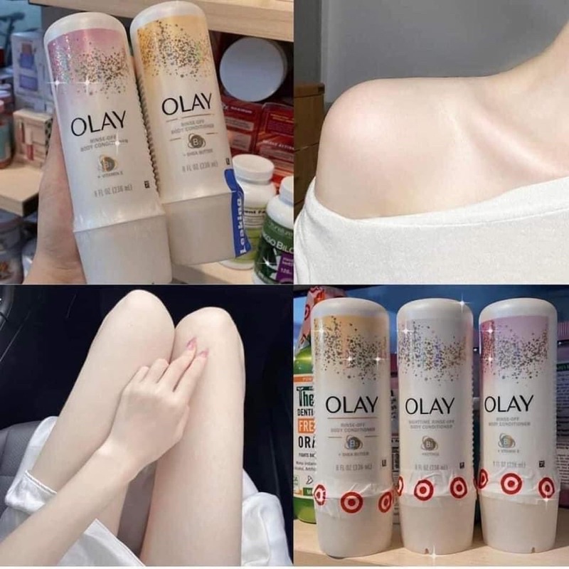 Kem xả body Olay Rinse off Body Conditioner 236ml