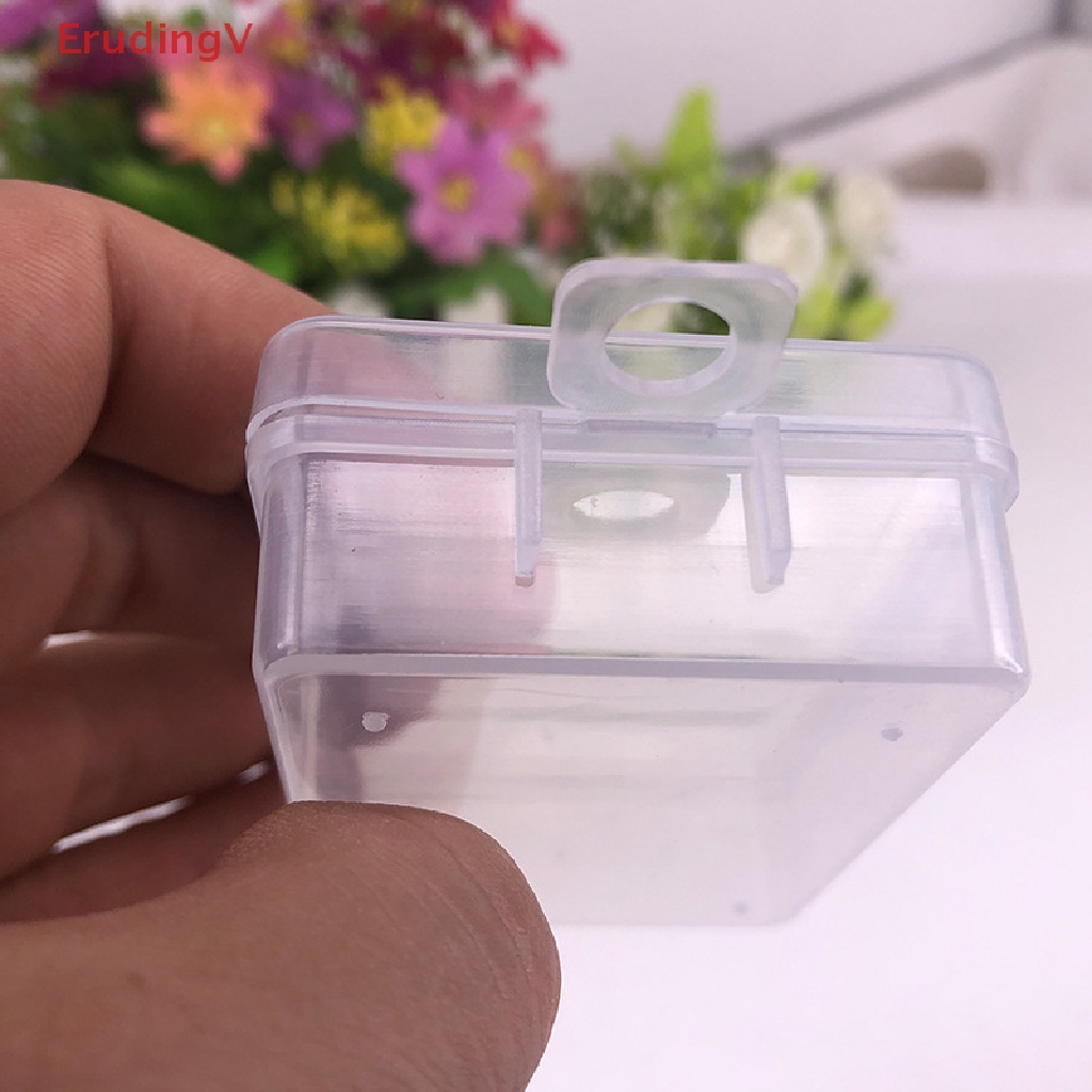 Set 10 Hộp Nhựa Trong Suốt Trưng Bày Trang Sức / Móc Câu Cá Tiện Dụng