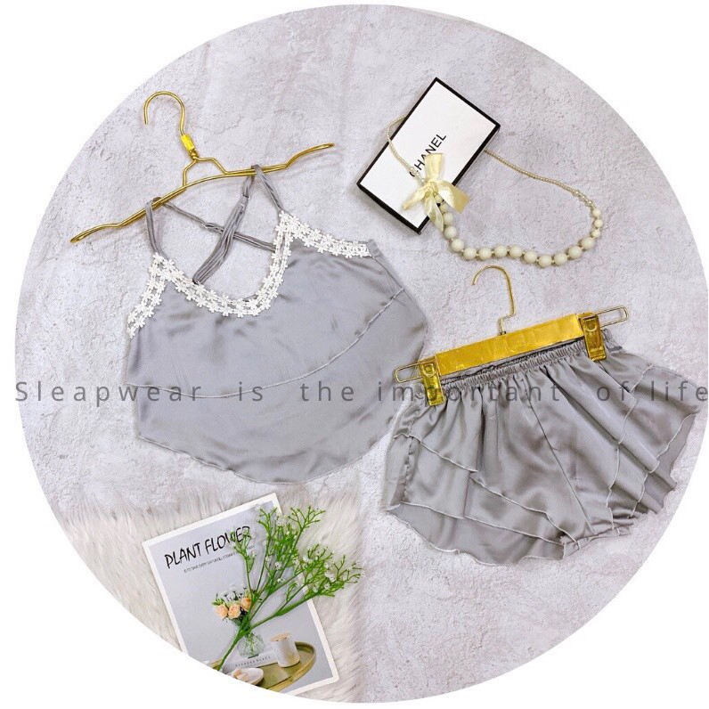 [Xã Kho] ❣️FREE SHIP❣️ĐỒ NGỦ SEXY❣️❣️ MẪU SEXY CHÉO 2 DÂY ĐỘC QUYỀN LỤA SATIN CAO CẤP❣️❣️ Freesize 40-60 kg | BigBuy360 - bigbuy360.vn